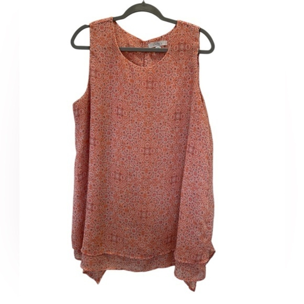 Layered Blouse with Relaxed Fit